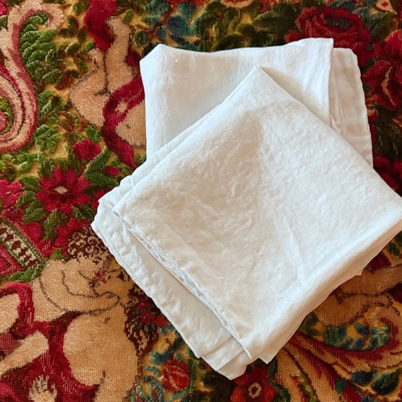 Luxurious White Linen Ikea pillow cases set (2) - Picture 1 of 1